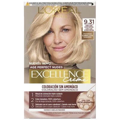 Age Perfect Nudes Excellence Creme 9.31 Rubio claro dorado Age Perfect Nudes Excellence Creme 9.31 Rubio claro dorado