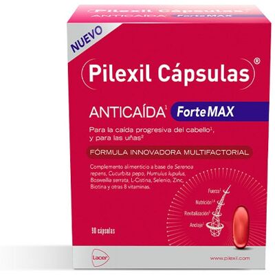 Pilexil ForteMax Cápsulas Contra a Queda de Cabelo - 90 Cápsulas Pilexil ForteMax Cápsulas Contra a Queda de Cabelo - 90 Cápsulas