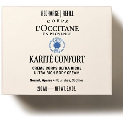 L'Occitane Recarga Karité Confort Crème Corps Ultra Riche L'Occitane Recarga Karité Confort Crème Corps Ultra Riche
