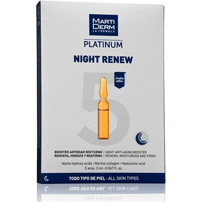 MartiDerm Night Renew 5 Ampolas - Sérum para a pele MartiDerm Night Renew 5 Ampolas - Sérum para a pele