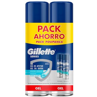 Gel de Barbear Gillette para Pele Sensível - Pele Sensível - Gel de Barbear Gel de Barbear Gillette para Pele Sensível - Pele Sensível - Gel de Barbear