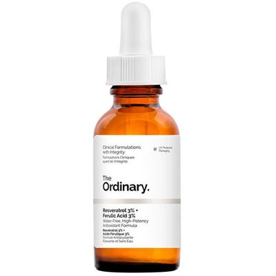 The Ordinary Resveratrol 3% + Ácido Ferulico 3% Sérum - Hidratantes e Óleos - 30mL The Ordinary Resveratrol 3% + Ácido Ferulico 3% Sérum - Hidratantes e Óleos - 30mL