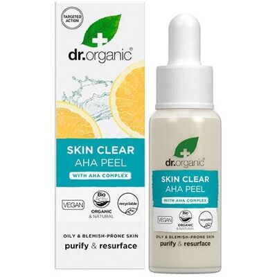 Dr. Organic Claridade da Pele - Esfoliação - 30 ml - AHA Purificante Dr. Organic Claridade da Pele - Esfoliação - 30 ml - AHA Purificante