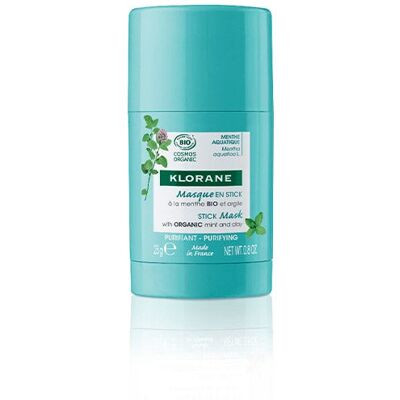 Máscara de Hortelã Bio Klorane em Bastão - Máscara Facial Máscara de Hortelã Bio Klorane em Bastão - Máscara Facial