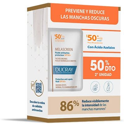 Ducray Melascreen Duo SPF50 - Fluido protetor anti-mancha Ducray Melascreen Duo SPF50 - Fluido protetor anti-mancha