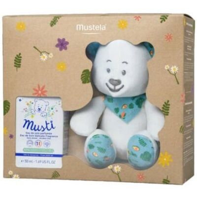 Kit de Presente para Bebês Mustela - Perfume Natural & Ursinho de Pelúcia Kit de Presente para Bebês Mustela - Perfume Natural & Ursinho de Pelúcia