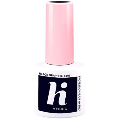 HI HYBRID Preto Grafite Esmalte em Gel UV - Esmalte para unhas HI HYBRID Preto Grafite Esmalte em Gel UV - Esmalte para unhas