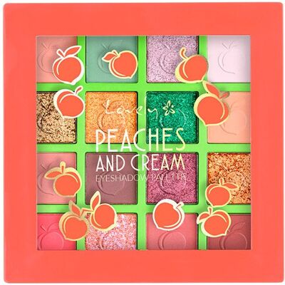 Paleta de Sombras de Olhos Peaches and Cream da Lovely Makeup - Paleta de Sombras Paleta de Sombras de Olhos Peaches and Cream da Lovely Makeup - Paleta de Sombras