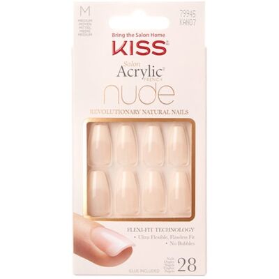Kiss Salon Acrylic Nude Nails Leilani Kiss Salon Acrylic Nude Nails Leilani