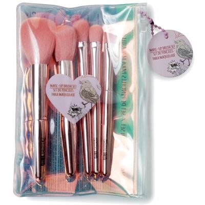 POWER GIRL Set 5 Brush Pink Neceser POWER GIRL Set 5 Brush Pink Neceser