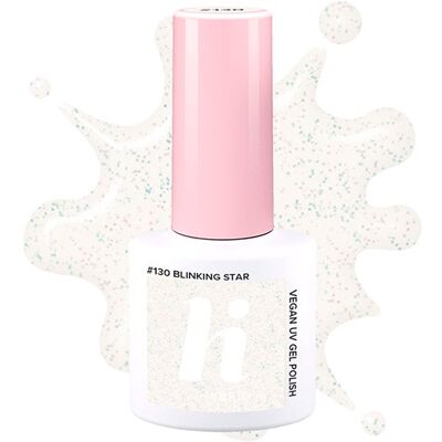 HI HYBRID Vegan UV Gel Polish Glitter 130 Blinking Star HI HYBRID Vegan UV Gel Polish Glitter 130 Blinking Star