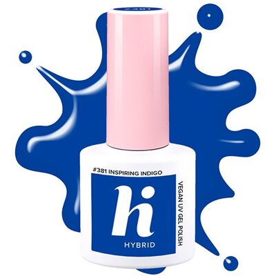 HI HYBRID Vegan UV Gel Polish 381 Inspiring Indigo HI HYBRID Vegan UV Gel Polish 381 Inspiring Indigo