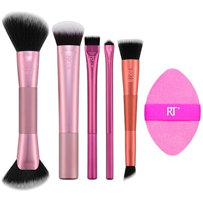 Real Techniques Big Blends Energy Brush Y Dual-Sided Puff Real Techniques Big Blends Energy Brush Y Dual-Sided Puff