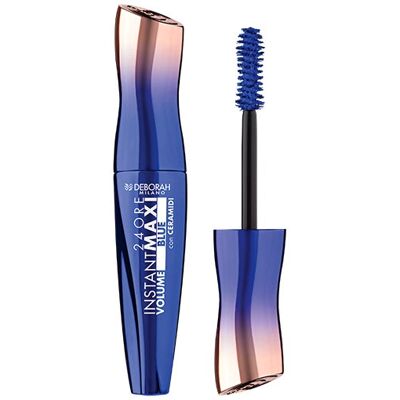 DEBORAH MILANO 24 Ore Instant Maxi Volume Mascara Color Blue DEBORAH MILANO 24 Ore Instant Maxi Volume Mascara Color Blue