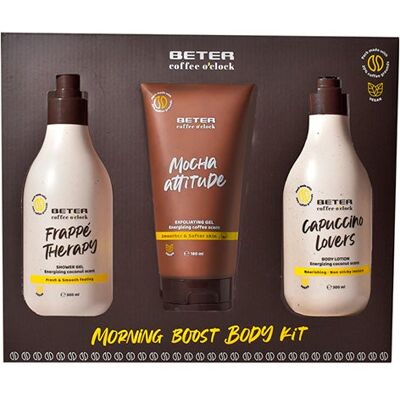 Beter Coffee O'clock - Gel de banho - Loção corporal - Esfoliante Beter Coffee O'clock - Gel de banho - Loção corporal - Esfoliante