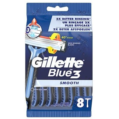 Barbear descartável Gillette Blue3 - Homens Barbear descartável Gillette Blue3 - Homens