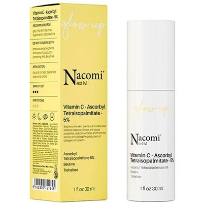 Nacomi - Próximo nível de Vitamina C - Ascorbyl Tetraisopalmitate 5% - Sérum Nacomi - Próximo nível de Vitamina C - Ascorbyl Tetraisopalmitate 5% - Sérum
