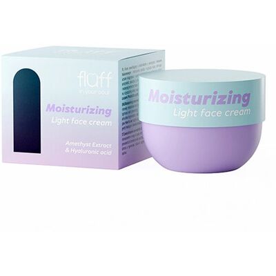 Creme Hidratante Facial Fluff - Com Ametista e Ácido Hialurônico Creme Hidratante Facial Fluff - Com Ametista e Ácido Hialurônico