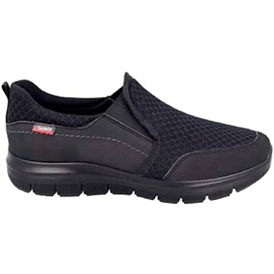 LUISETTI Zapatilla Deportiva Confort Runner 31101st Negra Sin Cordones Negro Talla 39 LUISETTI Zapatilla Deportiva Confort Runner 31101st Negra Sin Cordones Negro Talla 39
