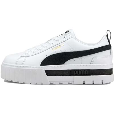 Puma Mayze Lth Wns Blanco-Negro 381983-01 White-Black Talla 40 Puma Mayze Lth Wns Blanco-Negro 381983-01 White-Black Talla 40