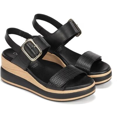 DORKING Sandalia Prince Texas D9642 En Negro Talla 37 DORKING Sandalia Prince Texas D9642 En Negro Talla 37