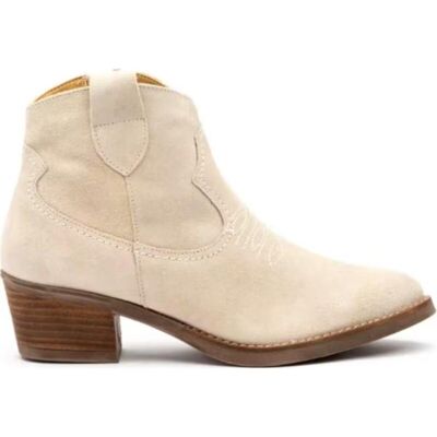JAM Botines Cowboy Camperos De Piel Modelo 935 Gold Talla 39 JAM Botines Cowboy Camperos De Piel Modelo 935 Gold Talla 39