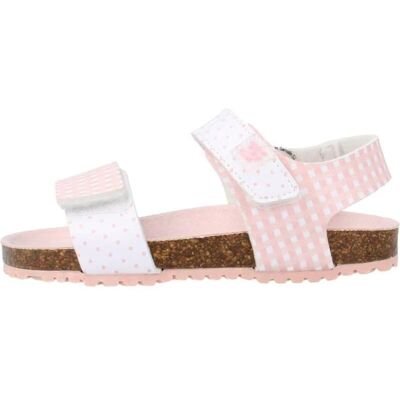 GARVALIN Sandalias De Niña Sandalia Velcro Blanco Y Rosa Talla 21 GARVALIN Sandalias De Niña Sandalia Velcro Blanco Y Rosa Talla 21