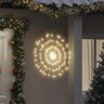 vidaXL Iluminação estrelar p/ Natal 140 luzes LED 17 cm branco quente