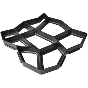 vidaXL Conjunto de 2 moldes de pavimento para jardim 42 x 42 x 4 cm