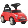 vidaXL Carro de passeio Fiat 500 vermelho