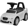 vidaXL Mini-Carro Infantil, de Impulso com Pés, modelo Bentley, cor Branca