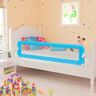 vidaXL Toddler Barra de segurança para cama 150 x 42 cm azul