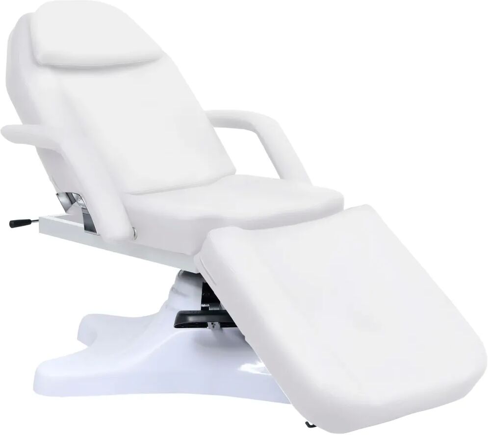 vidaXL Mesa de massagens 180x62x(86,5-118) cm branco