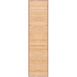 vidaXL Tapete de bambu 80x300 cm castanho