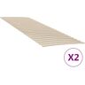 vidaXL Estrados de ripas com 48 ripas 2 pcs 70x200 cm