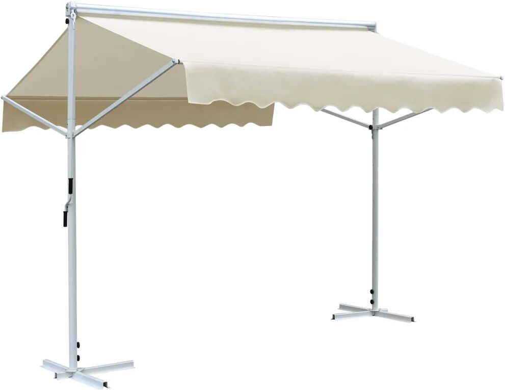 vidaXL Toldo de pé 3x3 m creme