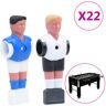 vidaXL Jogadores de matraquilhos para varões de 15,9 mm 22 pcs