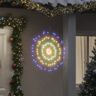 vidaXL Iluminação estrelar p/ Natal 140 luzes LED 17 cm multicor