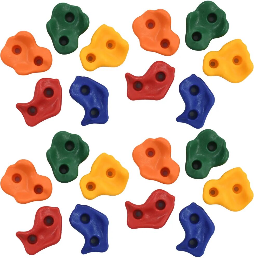 vidaXL Pedras de escalada 20 pcs multicor PE