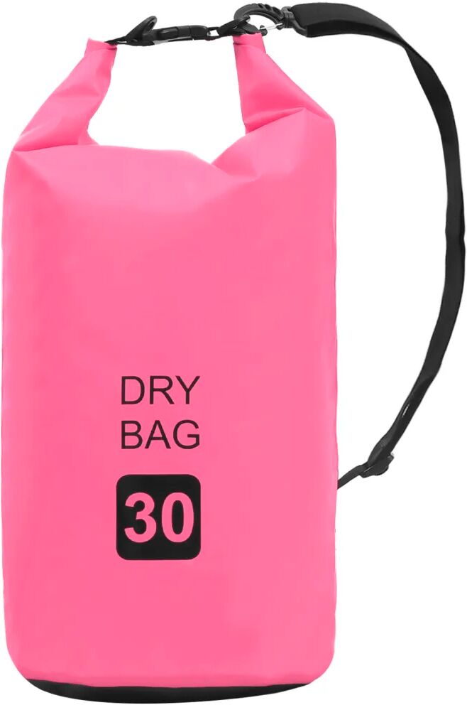 vidaXL Bolsa impermeável 30 L PVC rosa