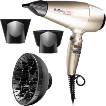 BaByliss PRO Rapido BAB7000IGE secador de cabelo iónico Light Bronz. Rapido BAB7000IGE
