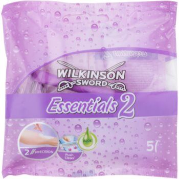 Wilkinson Sword Essentials 2 lâminas de barbear descartáveis 5 pçs para mulheres 5 un.. Essentials 2