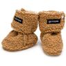 T-Tomi TEDDY Booties Brown calçado de bebé 3-6 months 1 un.. TEDDY Booties Brown