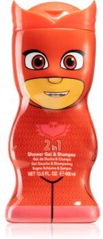 Air Val PJ Masks Owlette gel de banho suave e champô para crianças 400 ml. PJ Masks Owlette