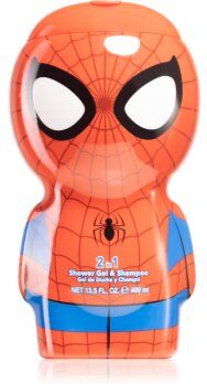 Air Val Spiderman gel de duche e champô 2 em 1 para crianças 400 ml. Spiderman