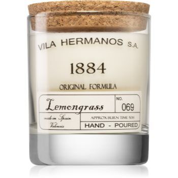 Vila Hermanos 1884 Lemongrass vela perfumada 200 g. 1884 Lemongrass