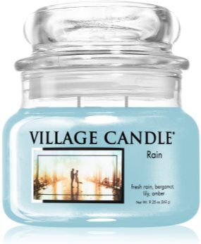 Village Candle Rain vela perfumada (Glass Lid) 262 g. Rain