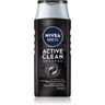 Nivea Men Active Clean champô com ingredientes ativos de carvão para homens 250 ml. Men Active Clean