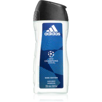 Adidas UEFA Champions League Dare Edition gel de banho para corpo e cabelo 250 ml. UEFA Champions League Dare Edition