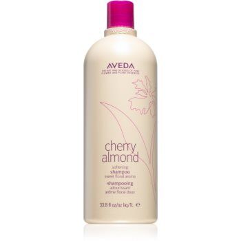Aveda Cherry Almond Softening Shampoo champô nutritivo para cabelo brilhante e macio 1000 ml. Cherry Almond Softening Shampoo